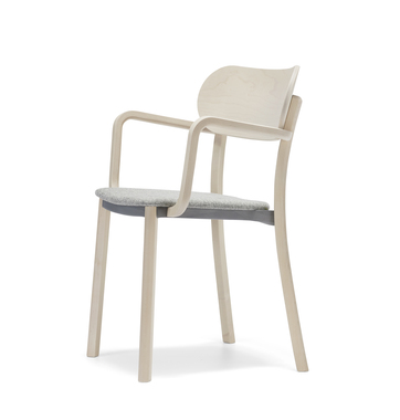 Hundranian Armchair | Upholstered Seat | Birch