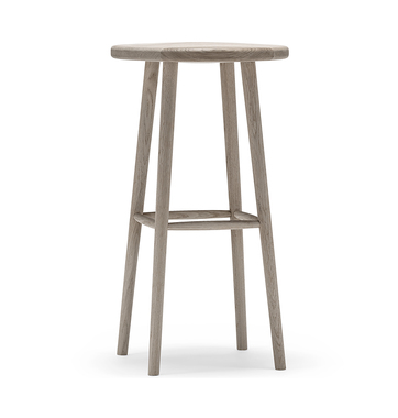 Miss Button Bar stool H78 | Oak