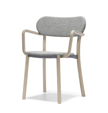 Hundranian Armchair | Upholstered Seat & Back | Oak