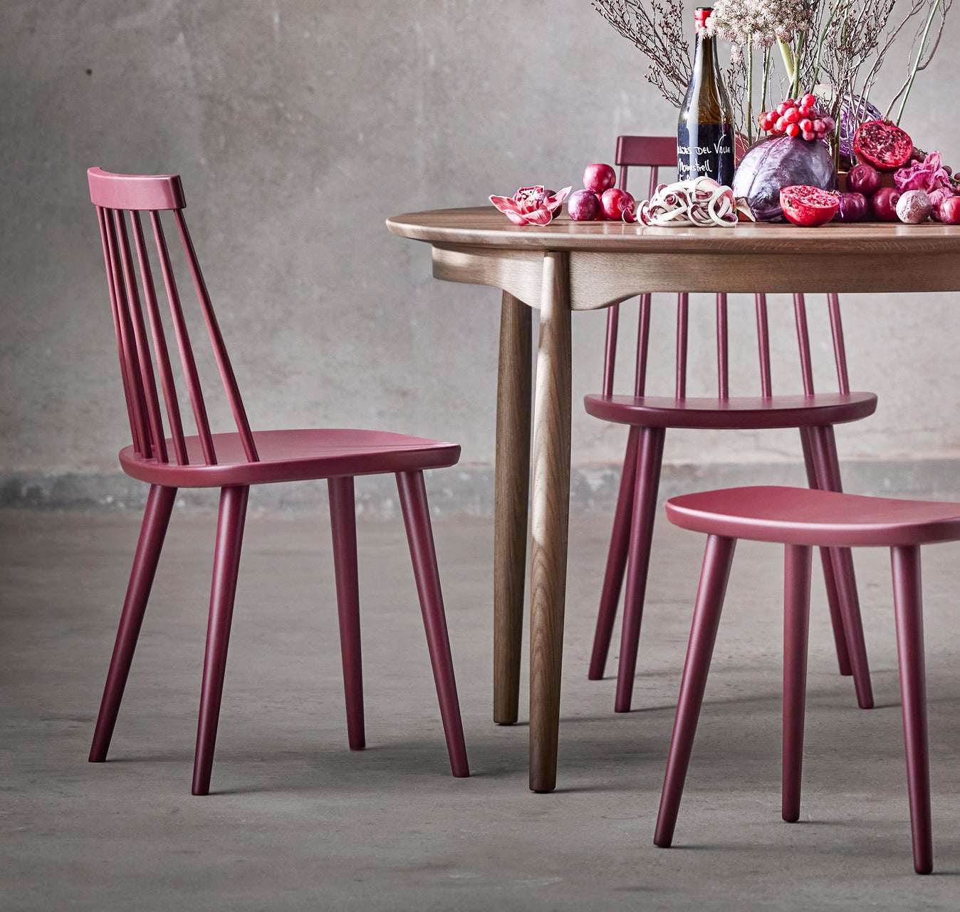 Stolab© Pinnockio and Lilla Åland childrens chair Lingonberry 040521.jpg