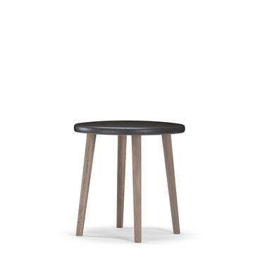 Miss Button Stool upholstered H45 | Oak