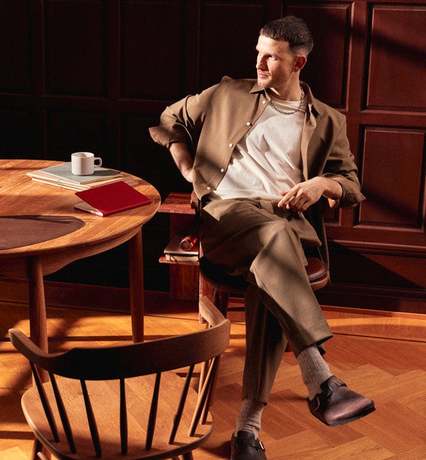 Stolab© Småland bistro chair birch Bistro brown and Carl table natural oak.jpg