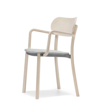 Hundranian Armchair | Upholstered Seat | Birch