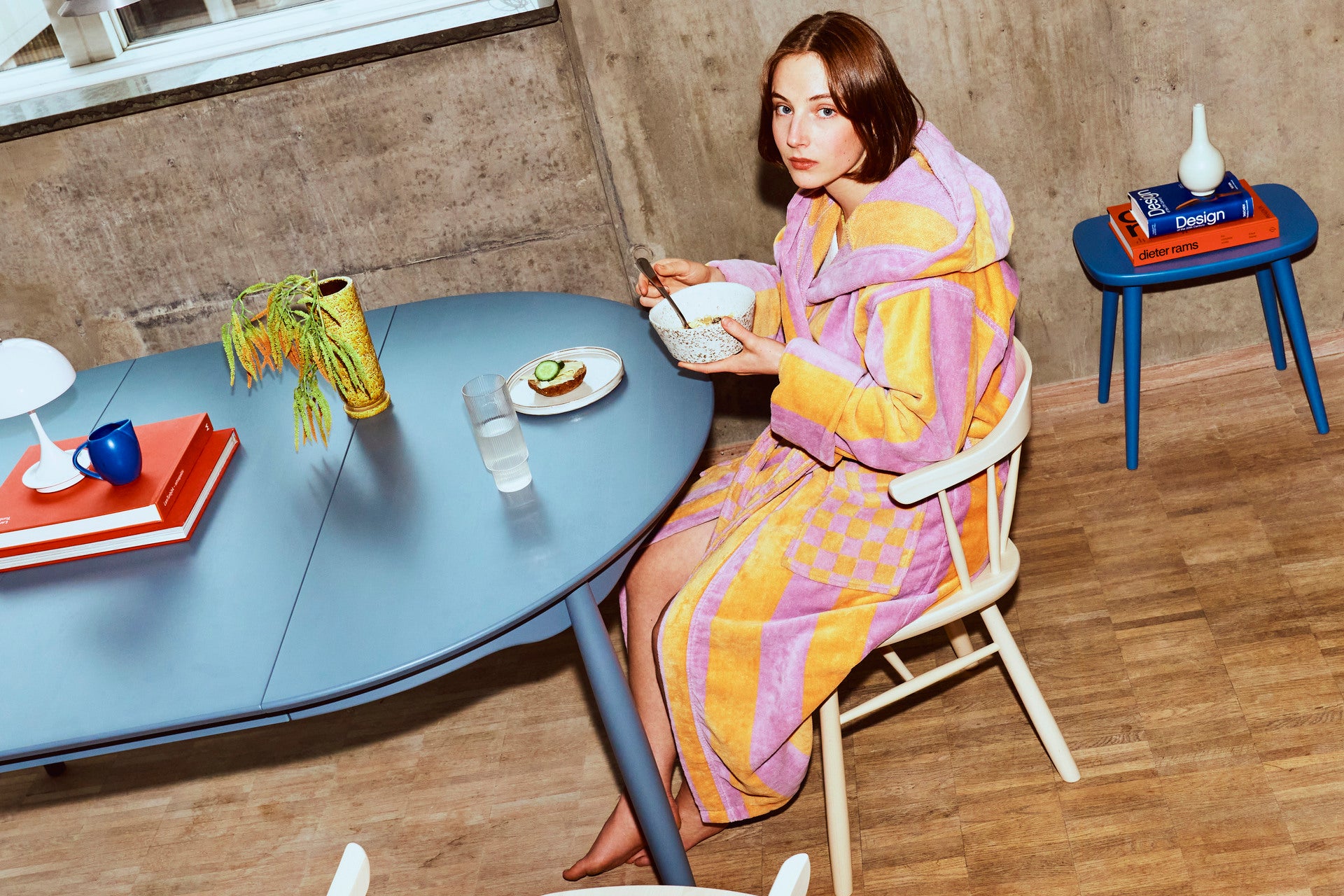 Stolab© Småland bistro chair birch bright matt laquer and carl table thunder (16).jpg