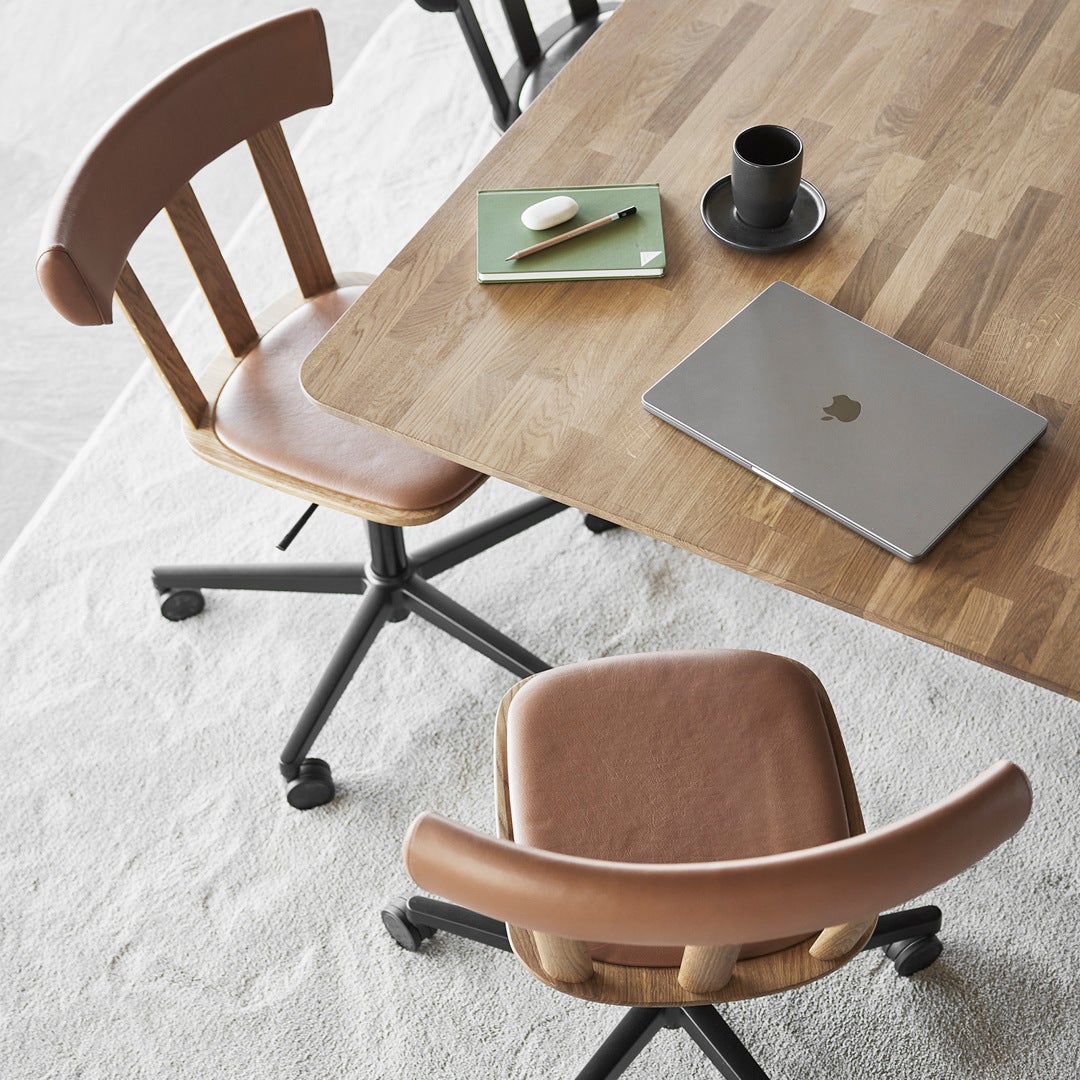 Stolab© Alt chair upholstered swivel oak natural oil Alt table oak natural oil 245x110 (2).jpg