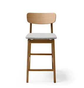 Prima Vista Bar stool H96 | Oak