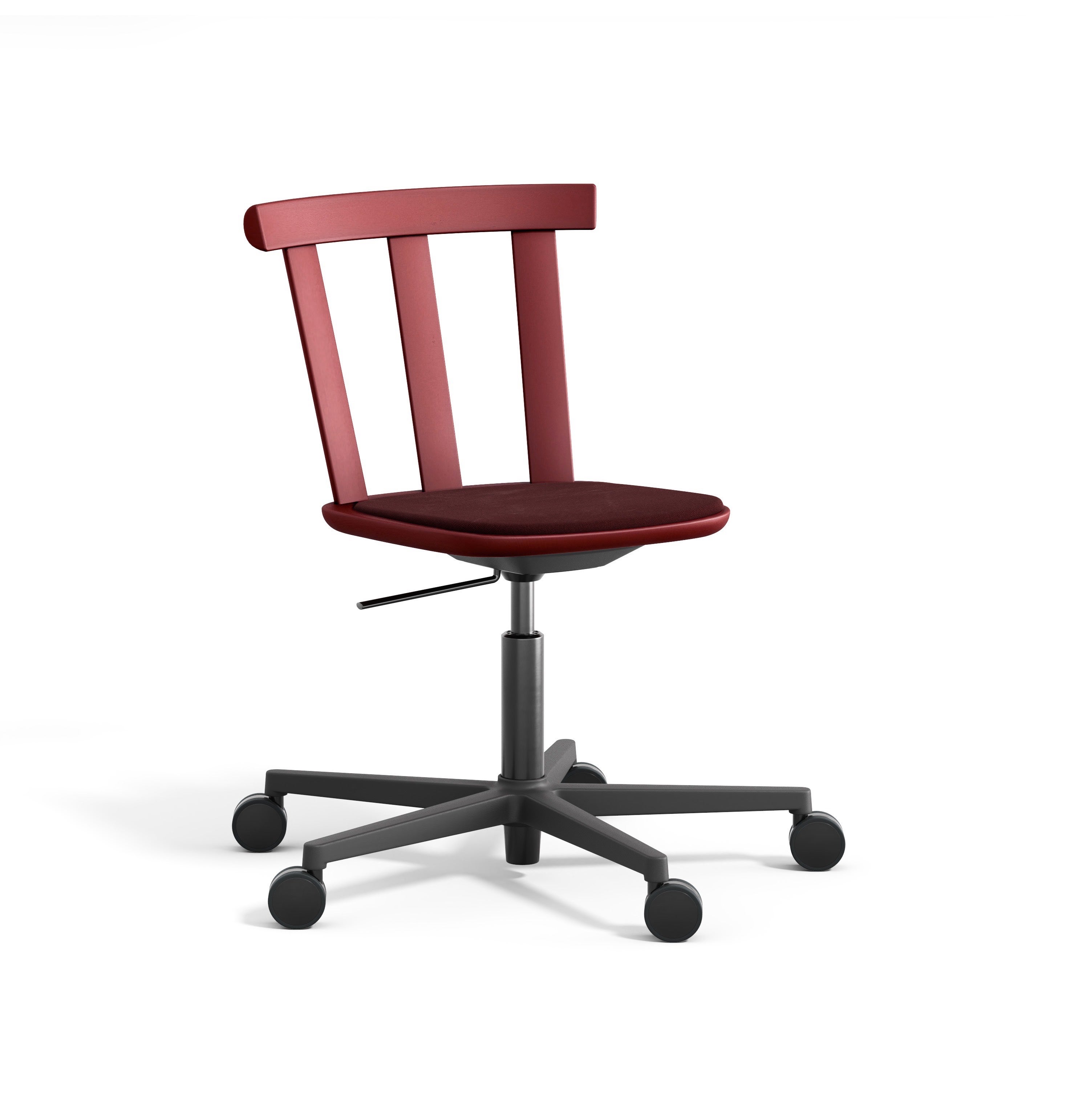 Alt stol snurrstativ klädd sits | Björk